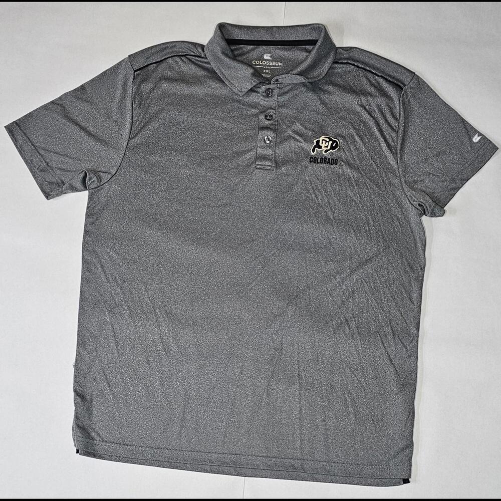 CU Buffaloes Short Sleeve Polo T-Shirt XXL